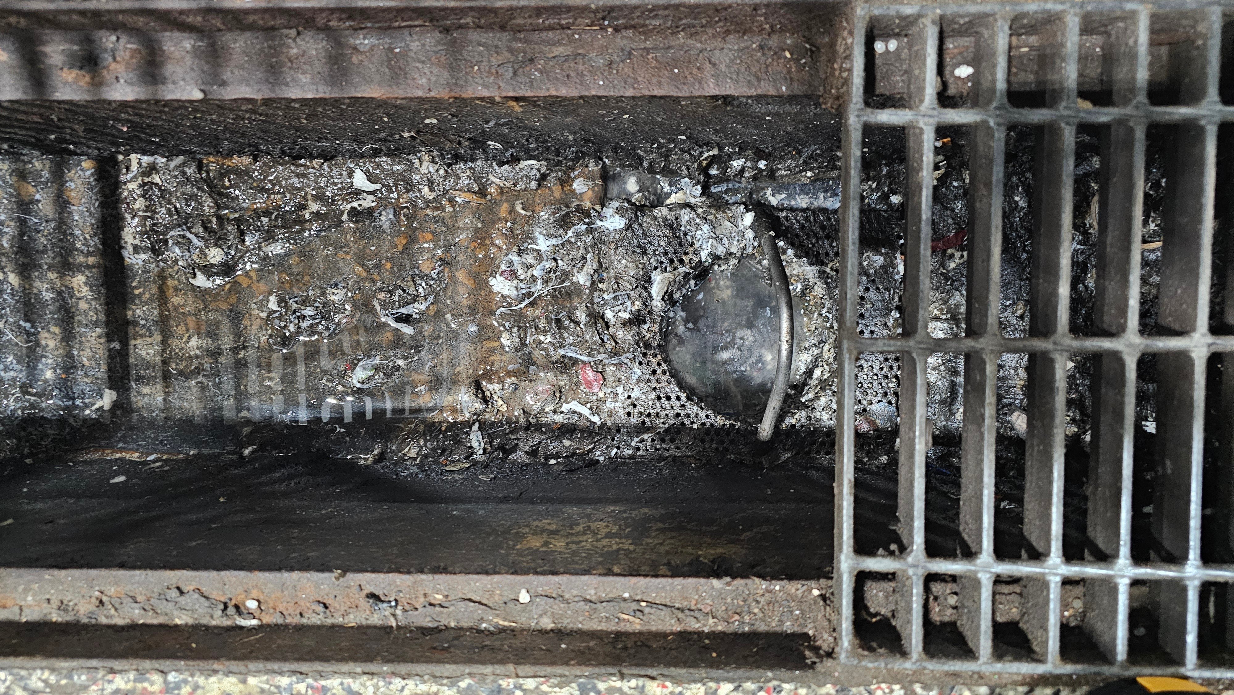 Dirty Old Trench Drain
