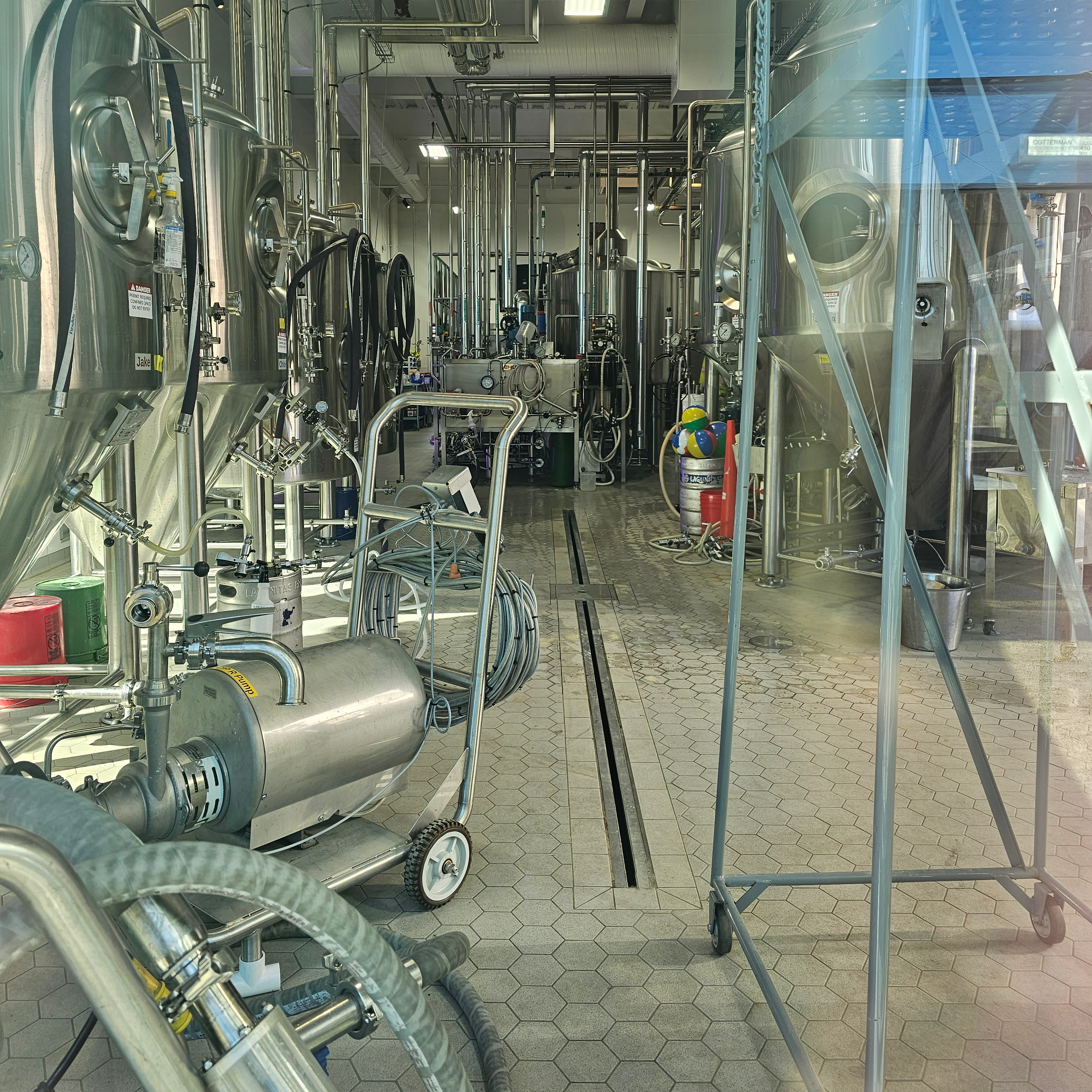 Slot Drain in Food Facility Tile Floor